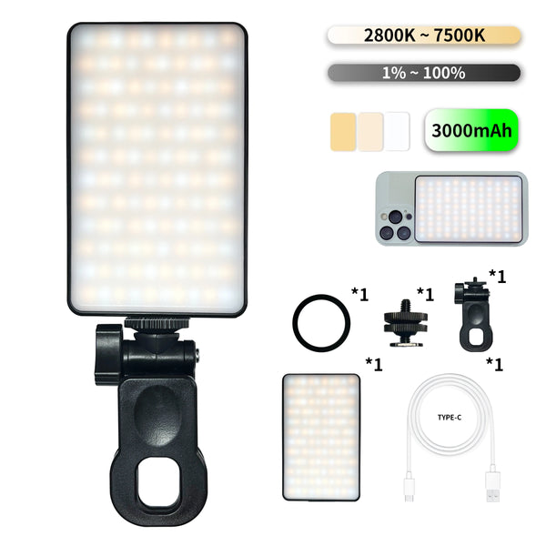 Glow-Up Clip-On Selfie Light